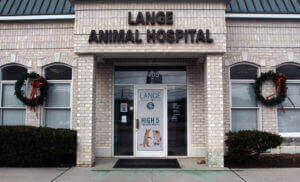 Lange Animal Hospital front door