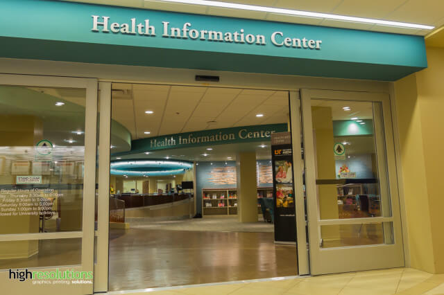 Health Information Center entrance