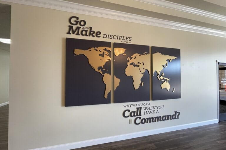 Church Interior Signage